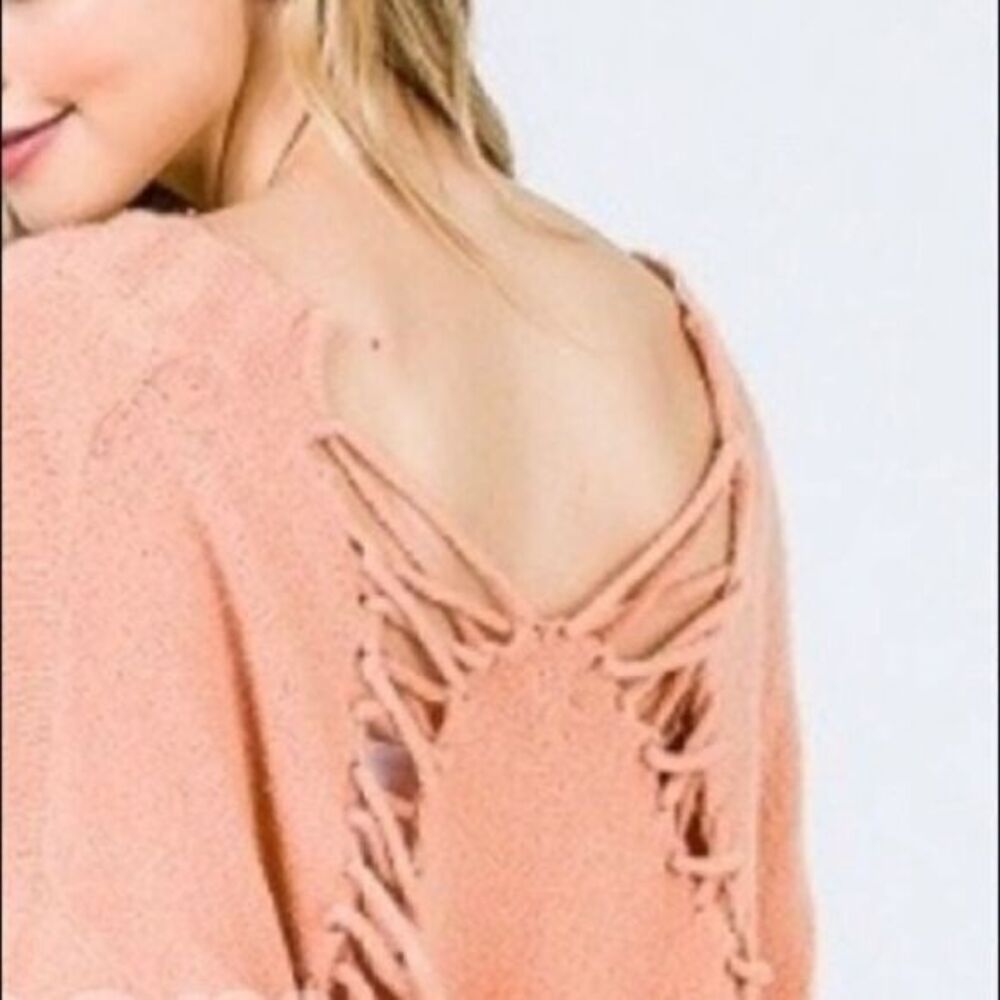 Laced Back Sweater - Picture 2 of 15